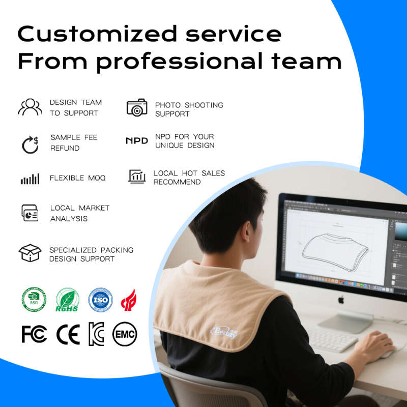 Rouleau de massage intelligent Shiatsu (nouveau modèle 2025) : masseur de pieds électrique à compression d'air et vibrations pour les jambes et les pieds