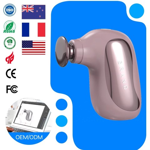 Portable Electric Body Percussion Mini Massage Gun Rechargeable Deep Tissue Muscle Massager