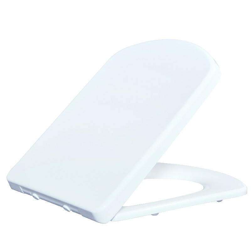 Slim Design Quiet Close Adjustable UF Toilet Seat Cover