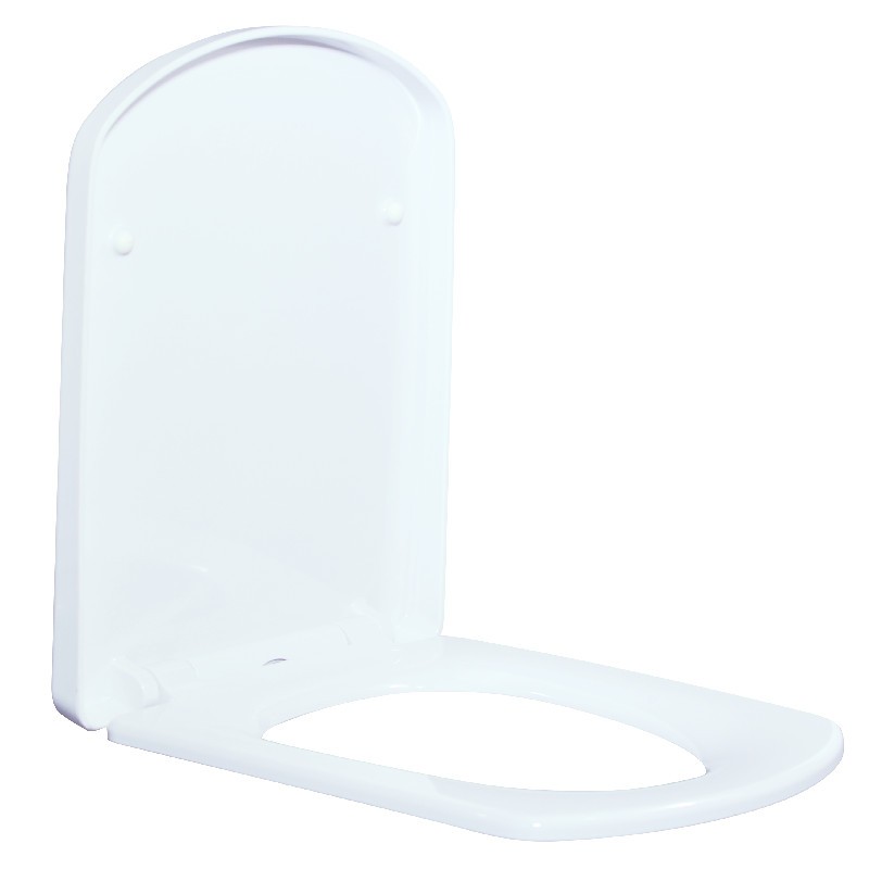 Slim Design Quiet Close Adjustable UF Toilet Seat Cover