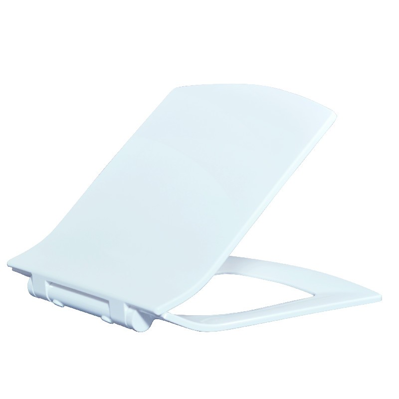 Traditional Style Elongated Square Toilet Seat Cover