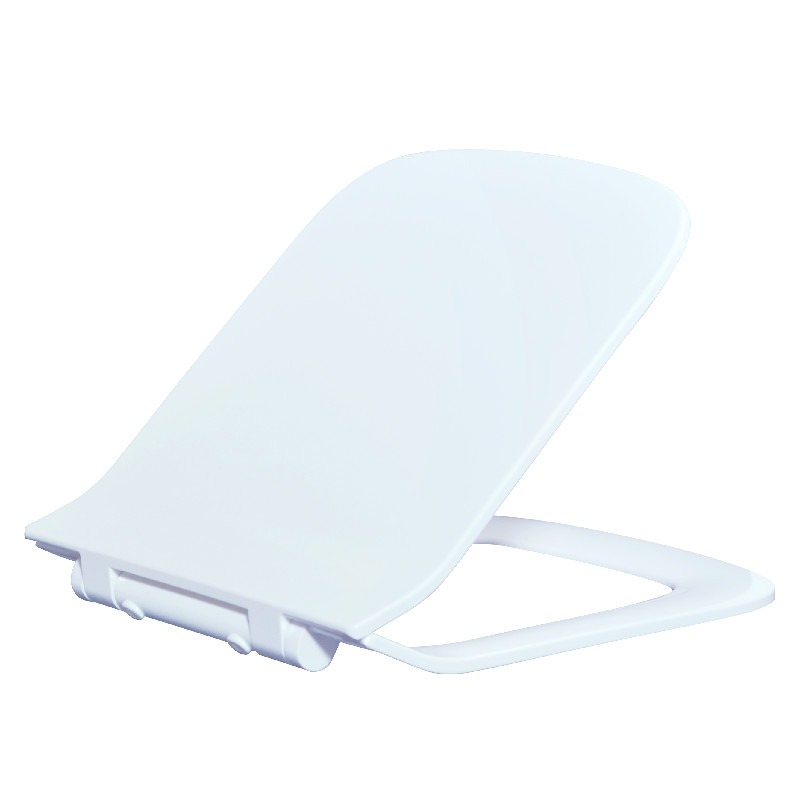 white square toilet seat