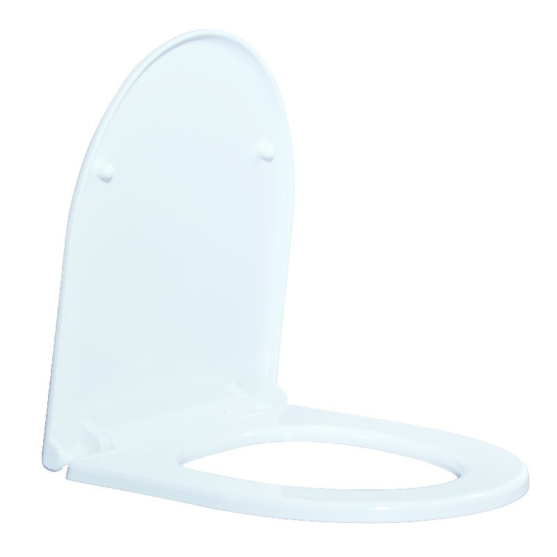 Witte WC V-vormige Soft Close plastic toiletdeksels