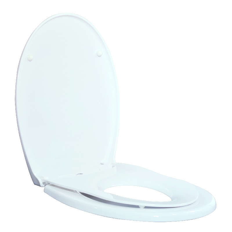 Round Family Toilet Plastic Seat Soft Close Kids Seat Cover