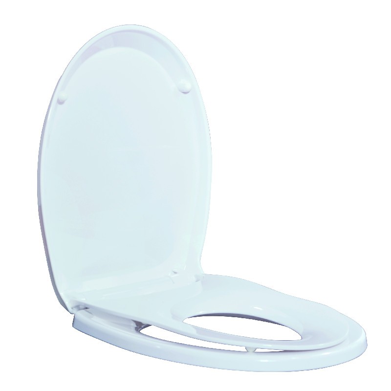 Cubierta de asiento de inodoro ovalada estándar para baño familiar bastante cercano