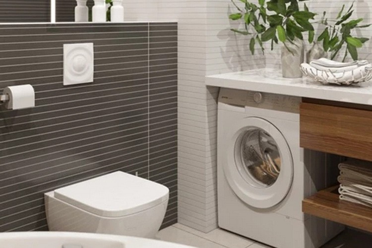 Is the toilet seat closed or open after using the toilet?