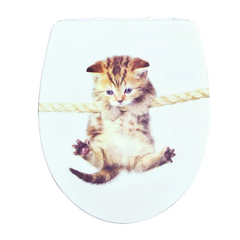 Cechy i zalety okrągłej deski sedesowej w zwierzęcy wzór