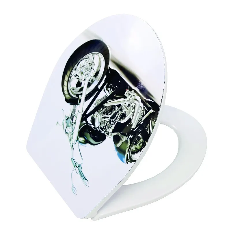 Features of Luxury Metal Art Deco Thermoset Plastic Toilet Seat Cover