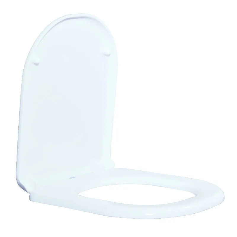 Features of Stainless Steel Hinge Slim D Shape Soft Close Toilet Seat