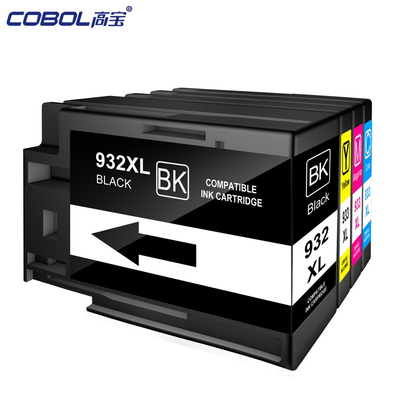 Compatible Color Inkjet Cartridge 932XL 933XL for HP office jet Printer