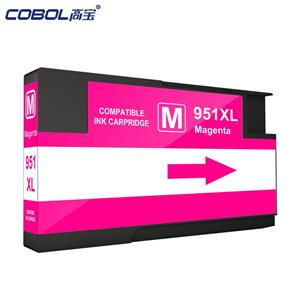 Cartouche à jet d'encre couleur compatible 950XL 951XL pour imprimante à jet de bureau HP