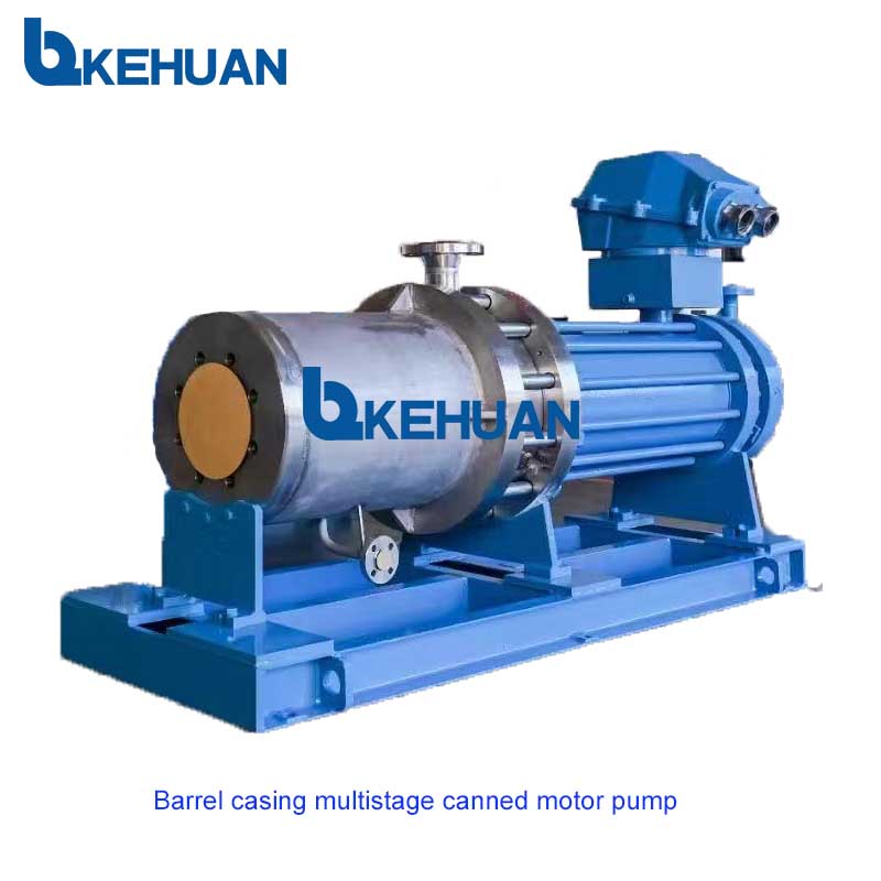 Multi-stage tandem type DCMC canned motor pumps