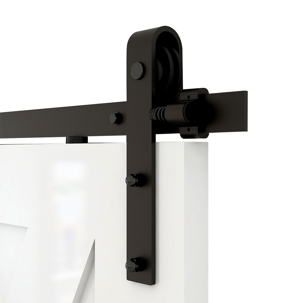 Basic Style Barn Door Hardware Carbon Steel, Barn Door Accessories, Big