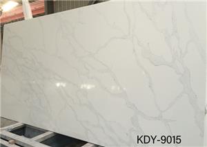 Jedinečné kremenné dlaždice Calacatta Quartz Vanity Tops Stolové dosky