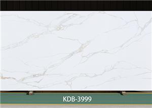 Červeno-biela kremenná kamenná doska