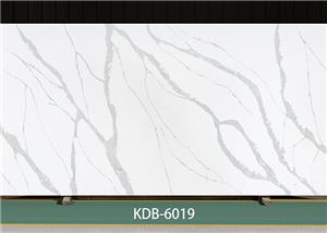 Prírodný vzhľad Calacatta biely mramor kremenné dosky na stenu