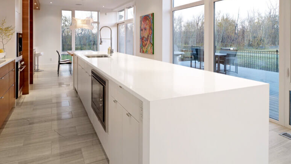 Scénarios d'application de dalles de quartz