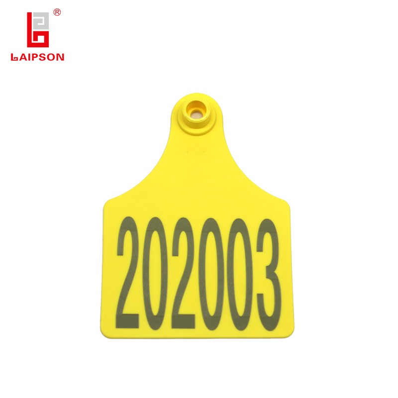 98mm Barcode Bovine Cattle Ear Tag With TPU Material