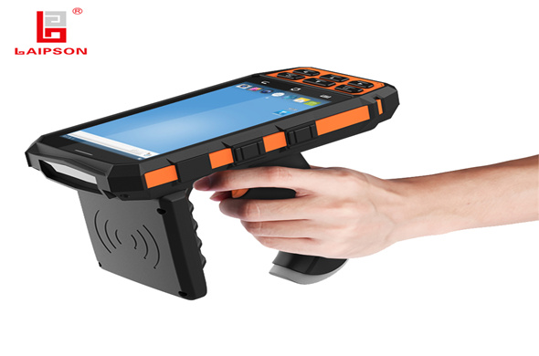 Dalekiego zasięgu WiFi Bluetooth 860-960mhz Czytnik ręczny RFID Czytnik Android