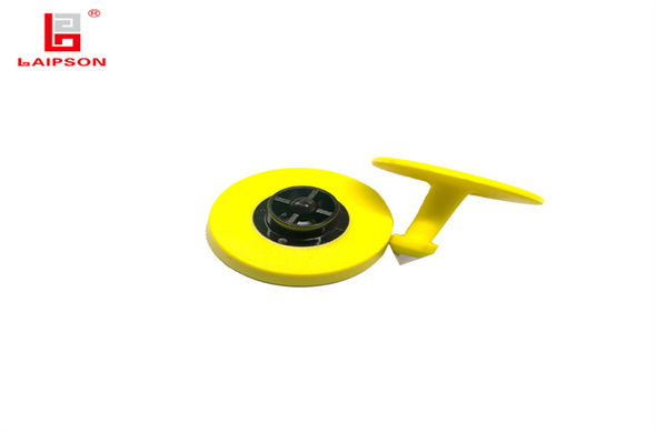 TPU High Sensitivity RFID FDX-B Tamperproof Round Ear Tag For Pig Cattle