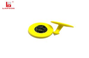 TPU High Sensitivity RFID FDX-B Tamperproof Round Ear Tag For Pig Cattle