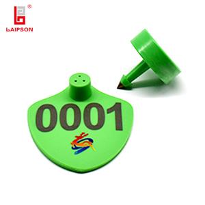 Laipson New Good quality UHF RFID Animal Ear tag for Deer Pig Sheep Tracking