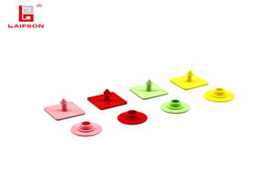 New 860Mhz UHF Rfid TPU Pig Goat Ear Tags For Cow Pig Farm Tracking