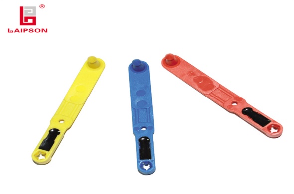 Small TPU 134.2KHZ High sensitivity RFID LF single sheep ear tag for tracking