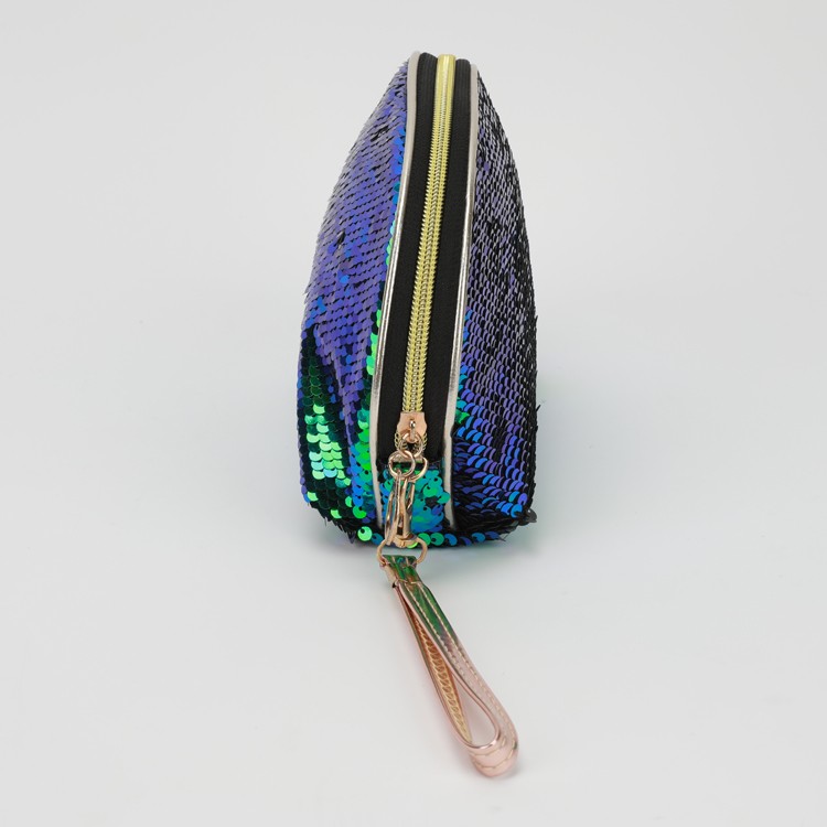 Sequins Shell Cosmetic Bag Green Blue Glitter Clutch Ladies Pouch Manufacturers, Sequins Shell Cosmetic Bag Green Blue Glitter Clutch Ladies Pouch Factory, Supply Sequins Shell Cosmetic Bag Green Blue Glitter Clutch Ladies Pouch