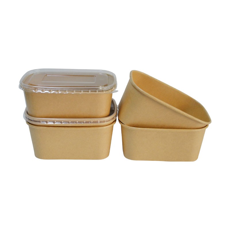 Disposable Toast Sandwiches Lunch Container Triangle Sandwich Box Paper bowl