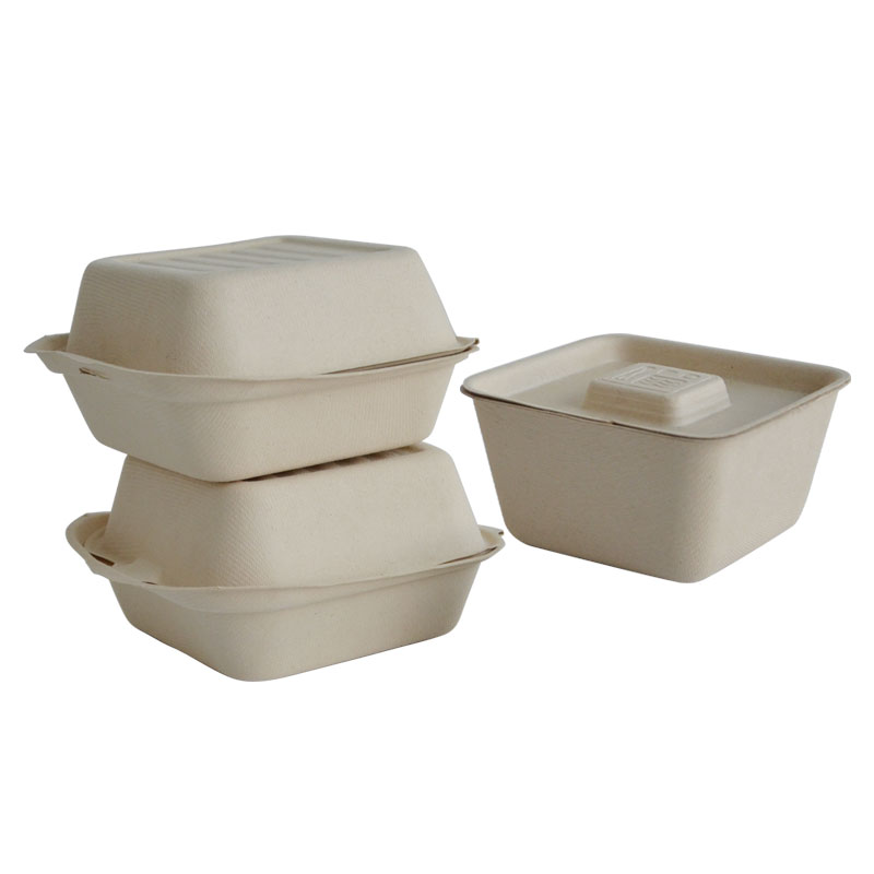 Sugarcane Tableware Luch Box Bowls Tray And Cup