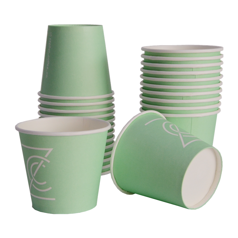 Vasos de papel pequeños impresos personalizados de 3 oz 4 oz 5 oz