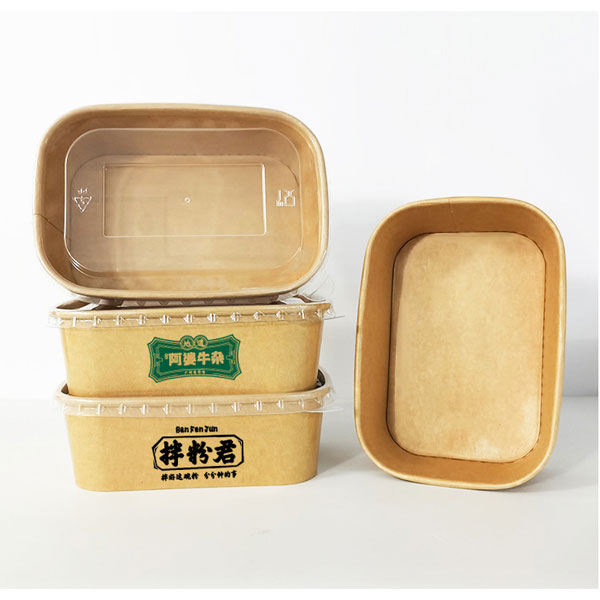 Restaurant Stackable Food Containers Round Takeaway Food Containers Noodles Box