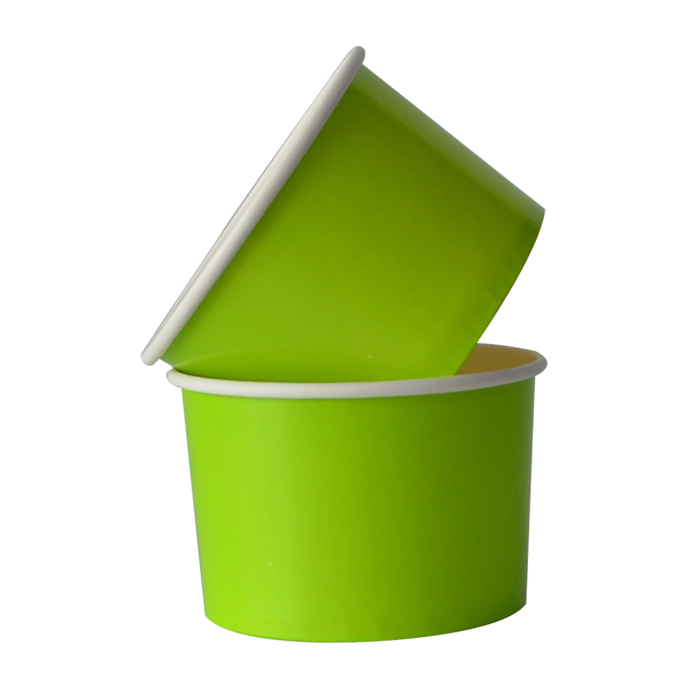 500ml Ice Cream Cup Paper Container Bowl With Paper Lid