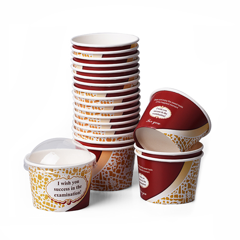 Disposable Kraft Paper Bowl With Logo Printing KraftPaper Box Craft Rectangle Food Container