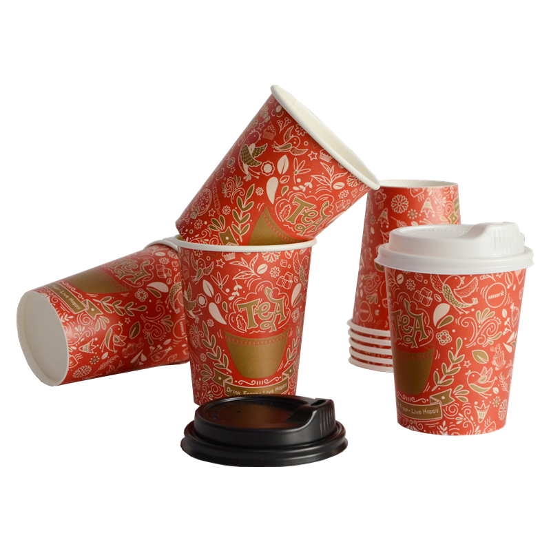 6 Oz Paper Cups Wholesale Yellow Red Colored Paper Cups For Sale