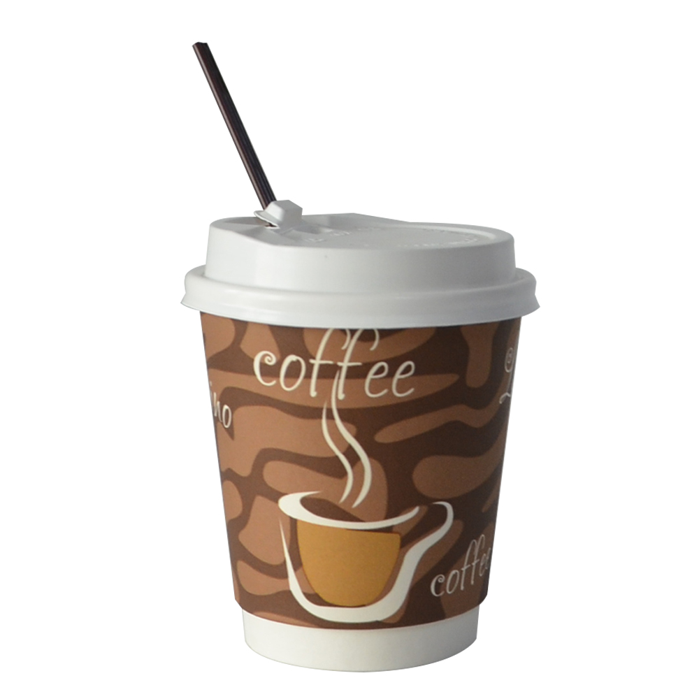 Offset Printing Dessert Espresso Paper Cups Heat Resistant Paper Cup 26oz