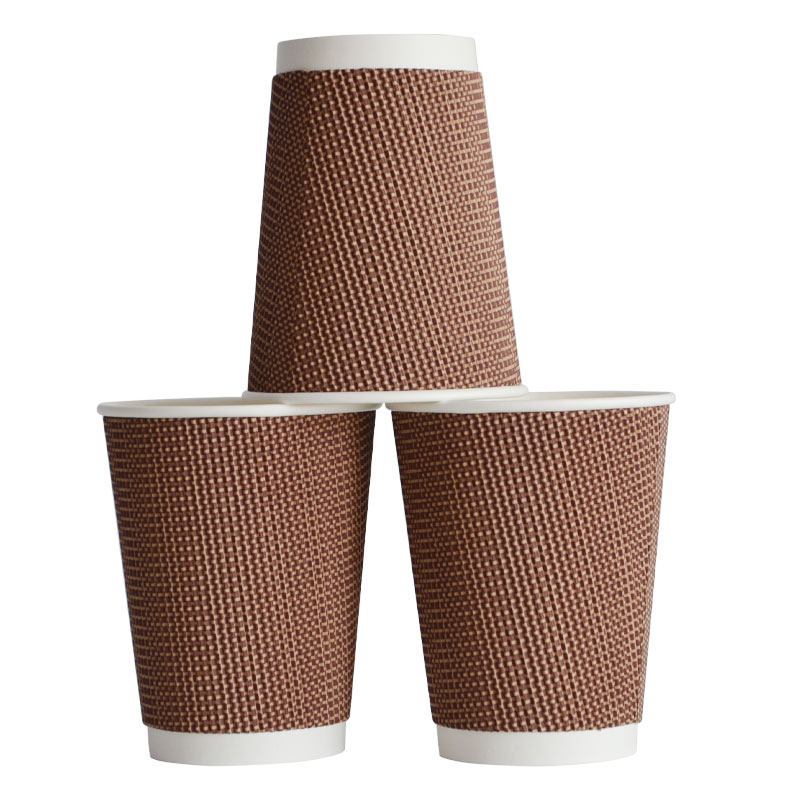 Offset Printing Dessert Espresso Paper Cups Heat Resistant Paper Cup 26oz