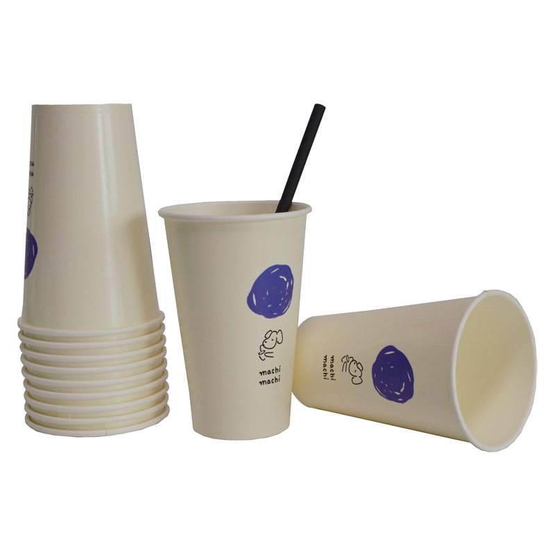 Insulated Nescafe Coffee Paper Drinking Cups Kraft Double Wall 22 Oz