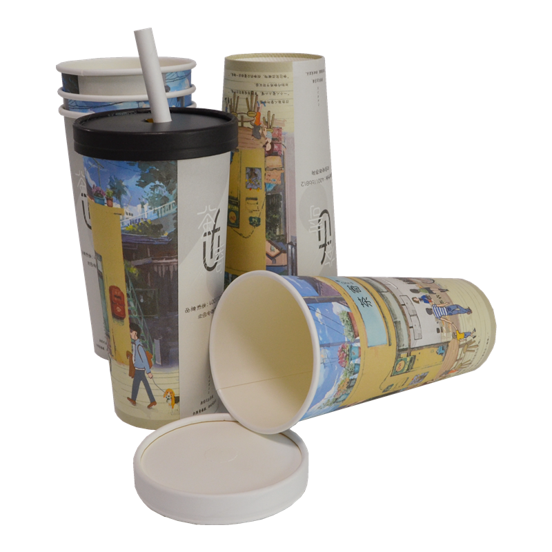 Fsc Eco Paper Cup 20 Oz 24 Oz Bubble Tea Paper Cup