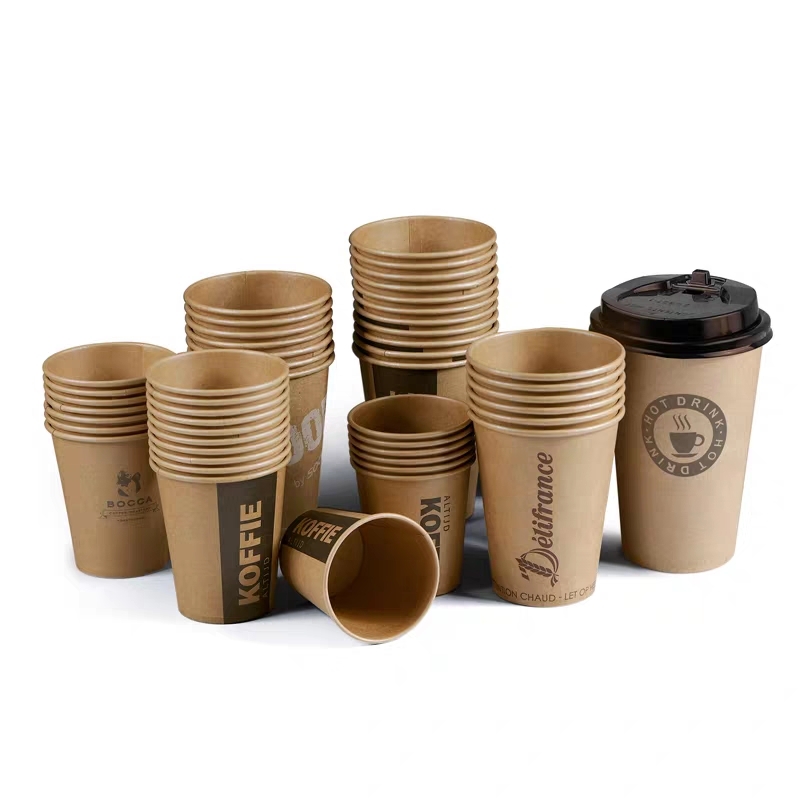 Fsc Eco Paper Cup 20 Oz 24 Oz Bubble Tea Paper Cup