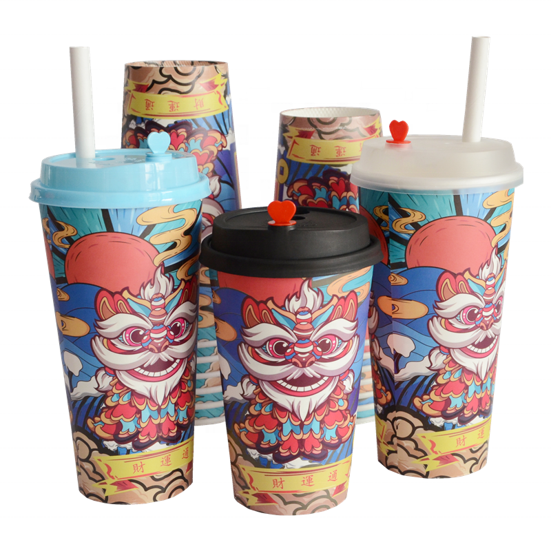 Water Coffee Carton Paper Glass Custom Printed Birthday Paper Cups