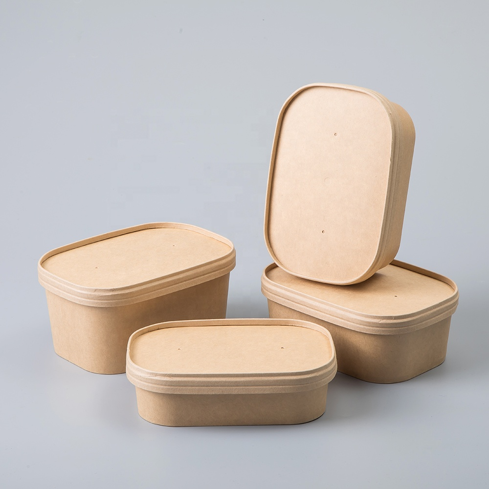 Supply Takeout Bamboo Bread Paper Box Sushi Rice Takeaway Packaging Box ...