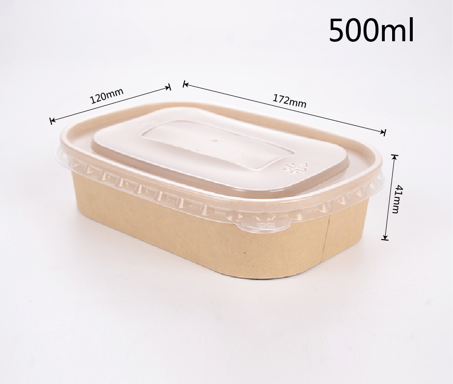 Takeout Bamboo Bread Paper Box Sushi Rice Takeaway Packaging Box