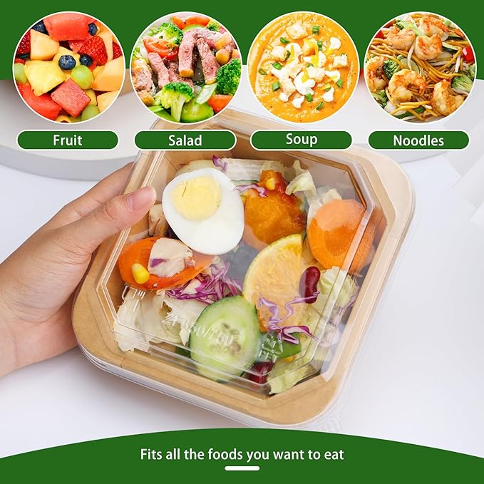 Eco-friendly Paper Bowl Food Container for Take Away