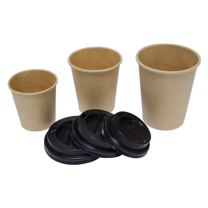 6oz Kraft Single Wall Paper Cup Sun paper190g+18g PE