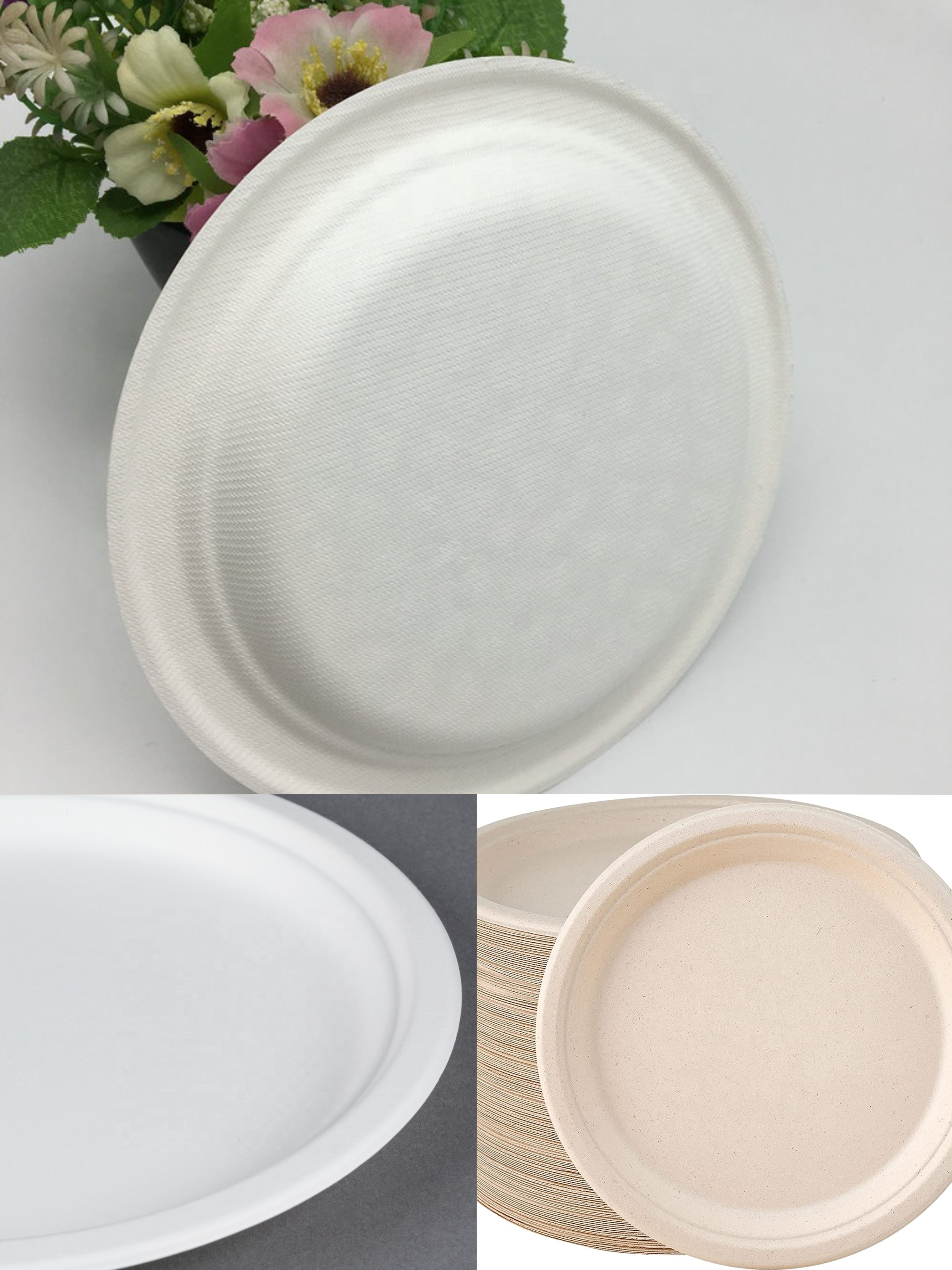 7"" 9" 10" Biodegradable Food Tray