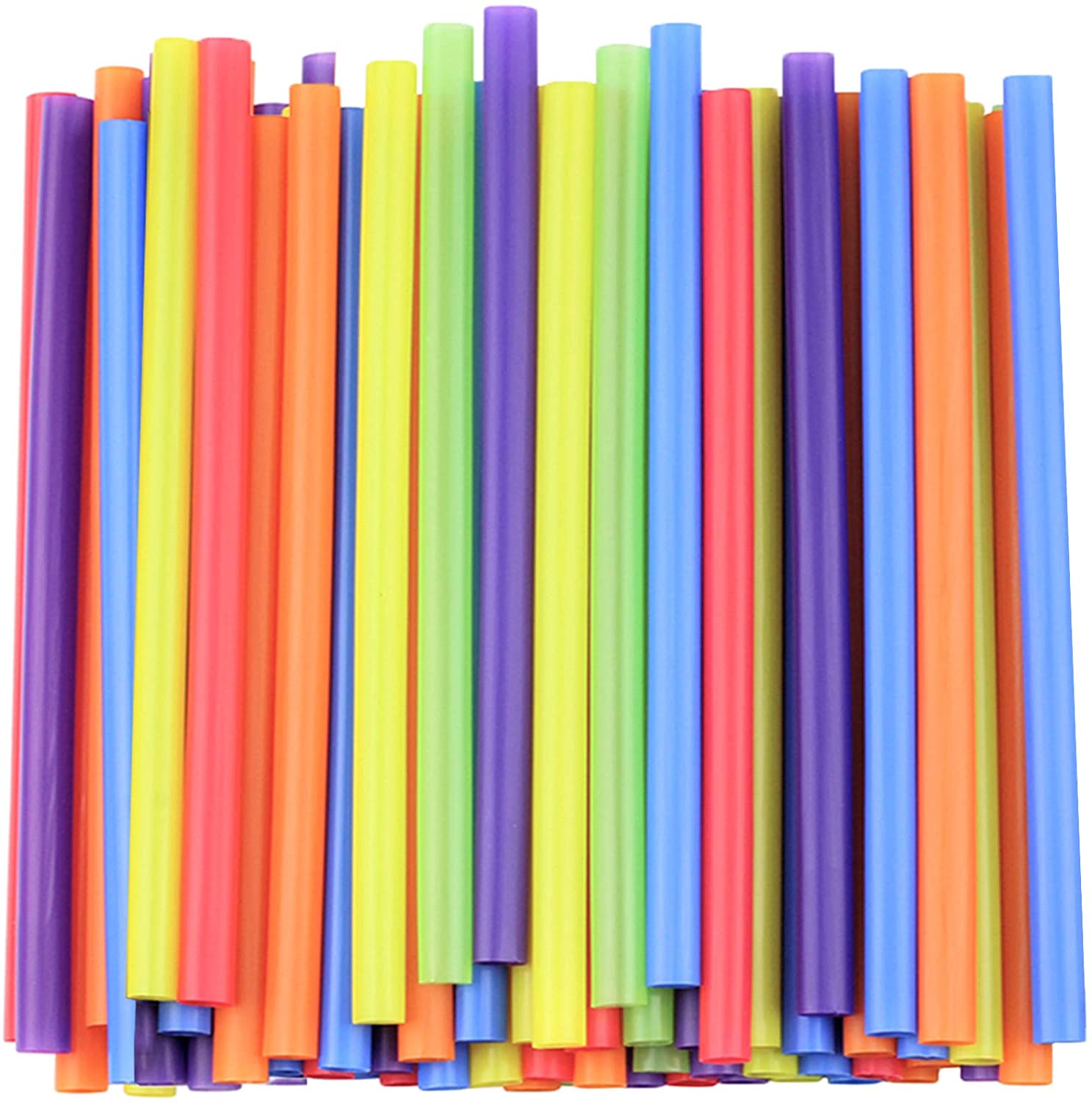 Eco friendly biodegradable plastic drinking PLA straw.