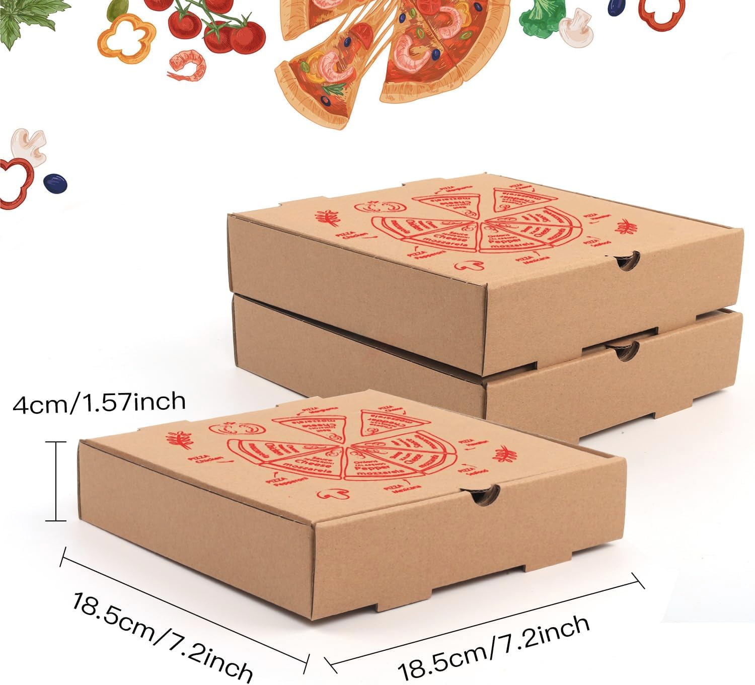 custom printed pizza box