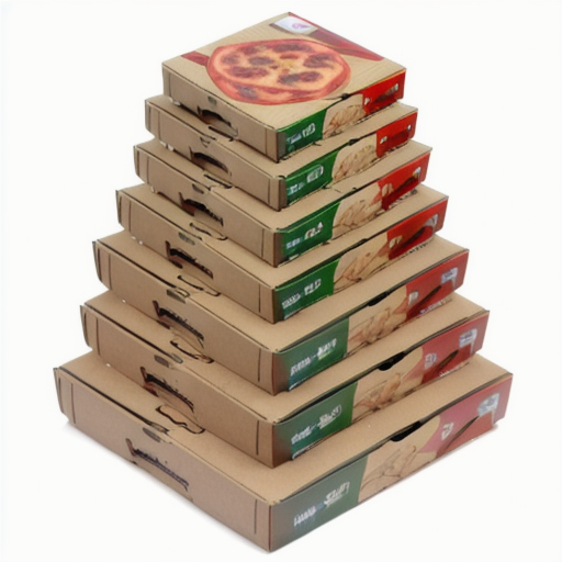 corrugated pizza boxes